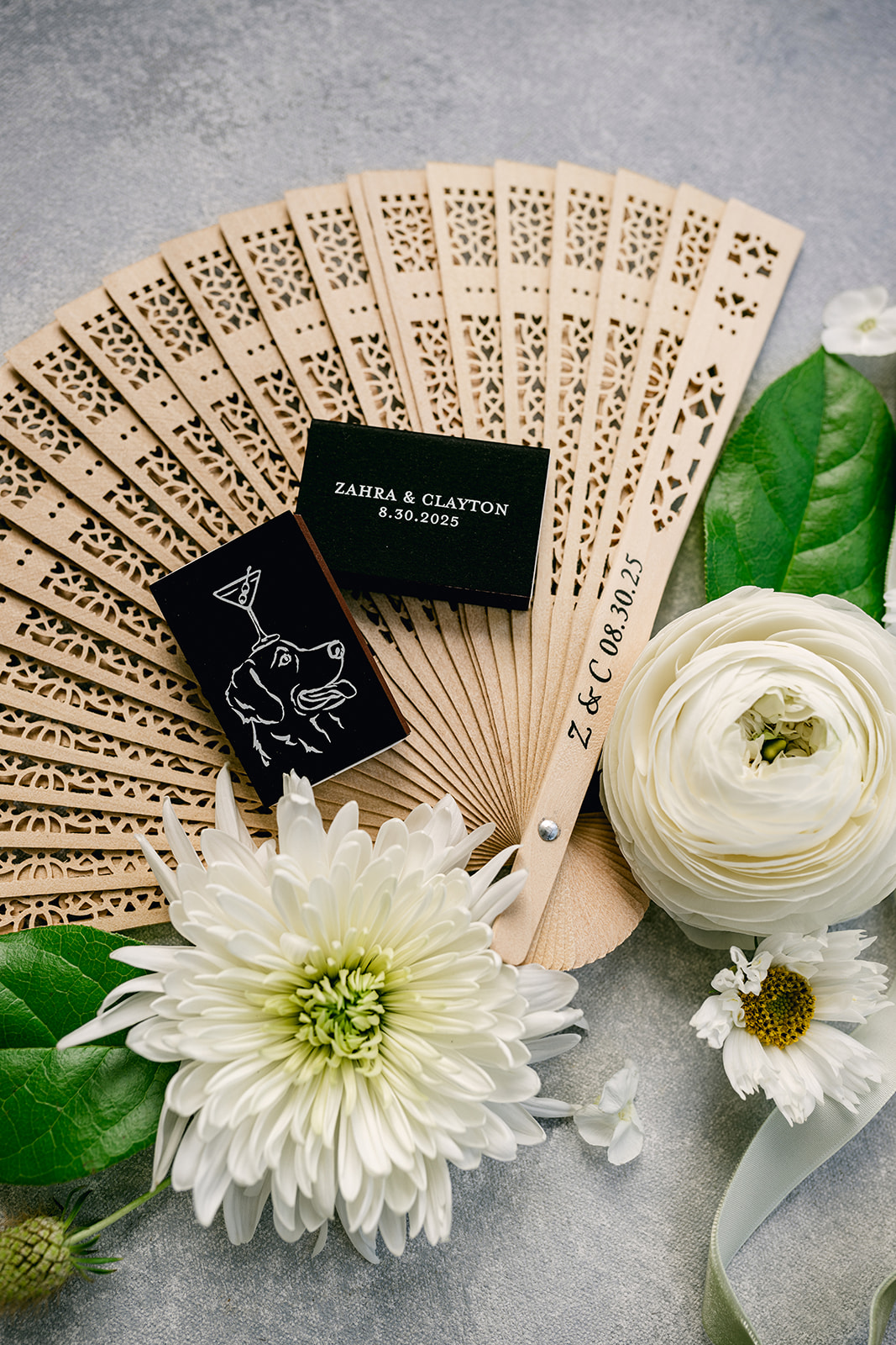 Personalized wedding dog matchboxes for wedding favors