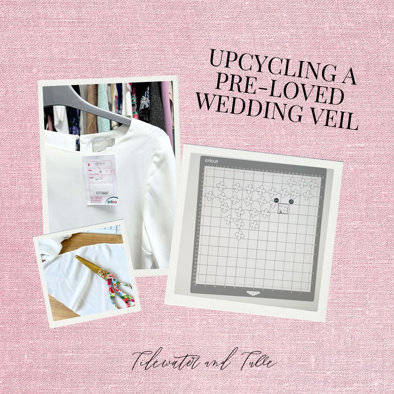 How to make your own 3D floral wedding veil