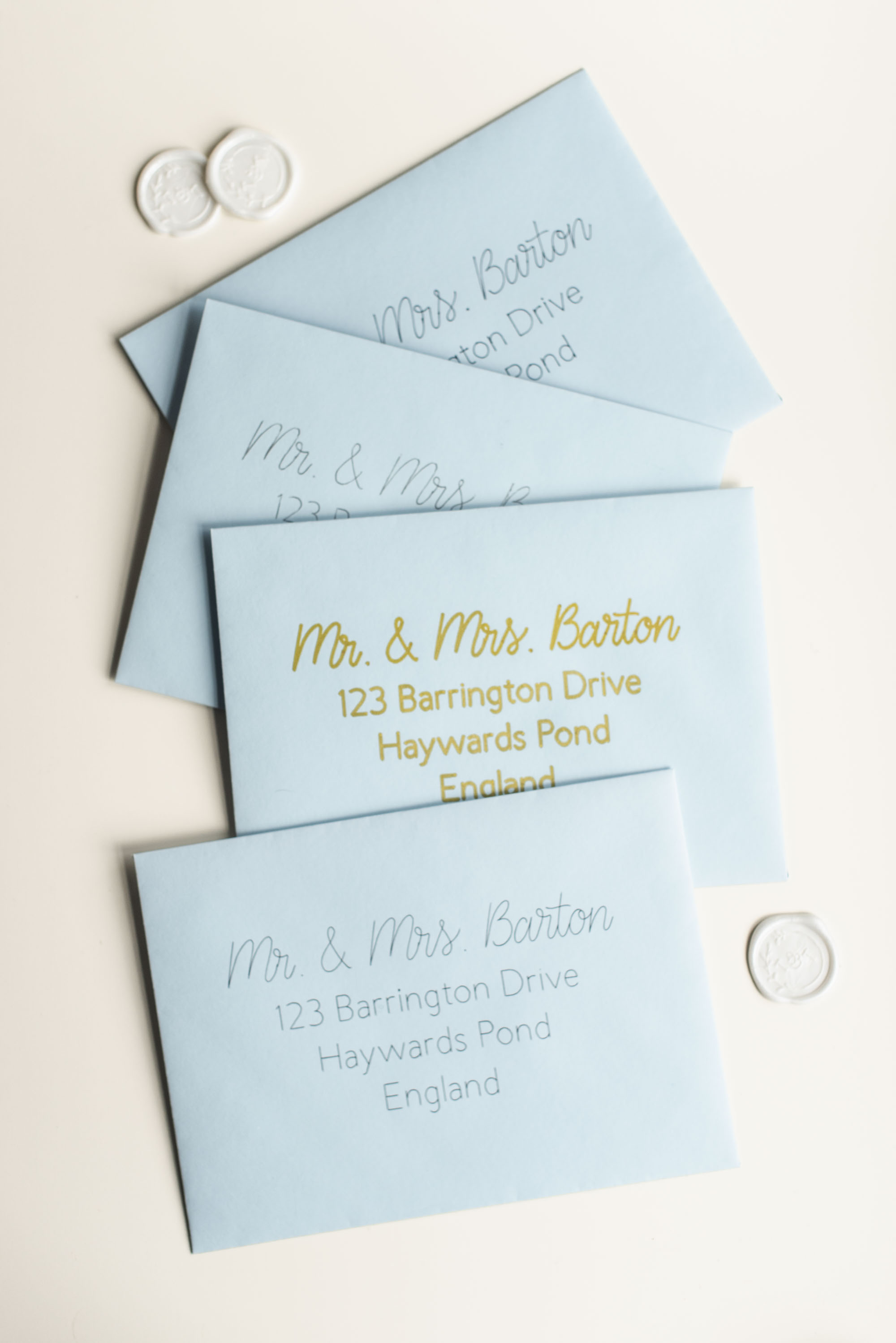 Best method to address wedding invitations with a Cricut