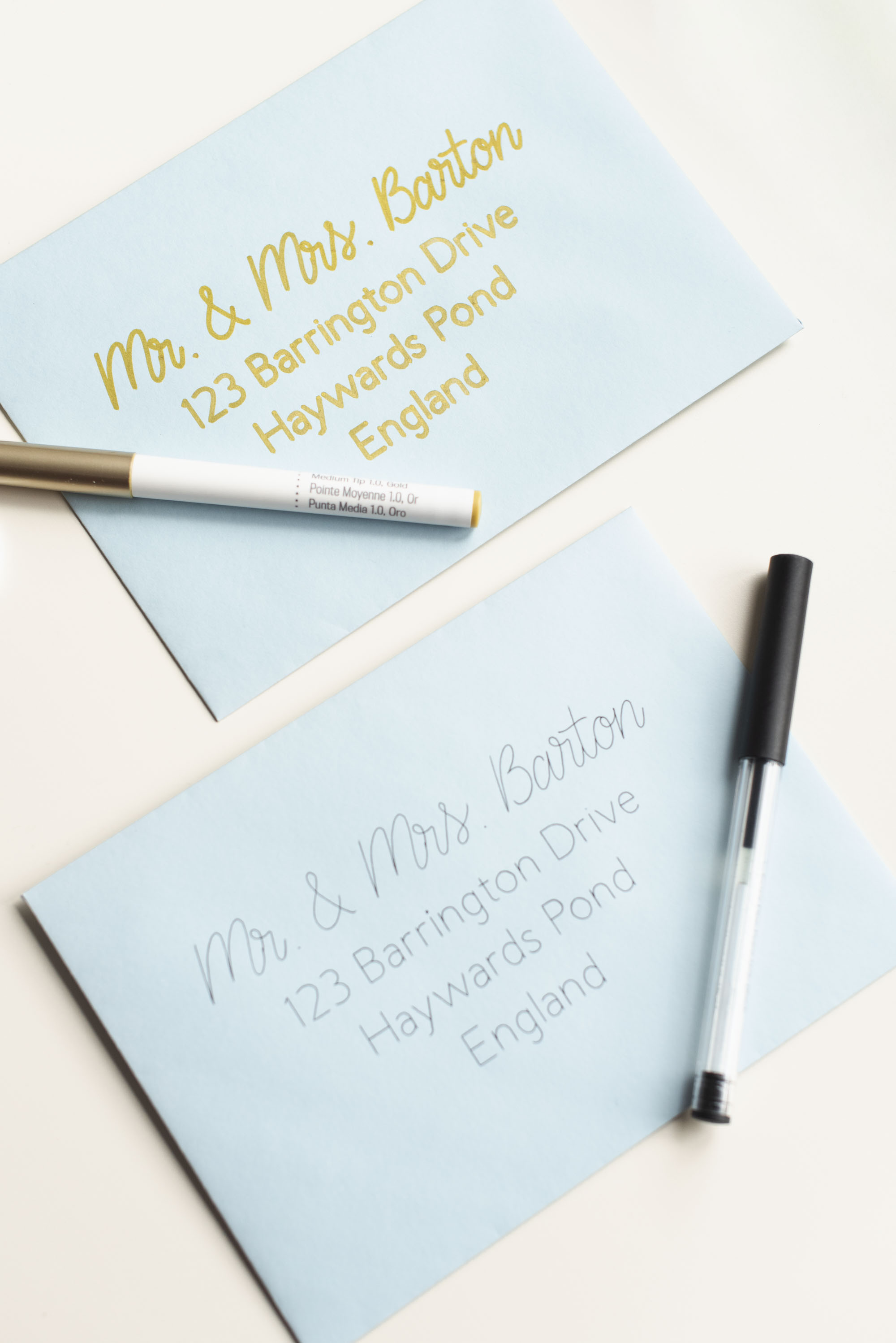 How to address wedding invitations with a Cricut