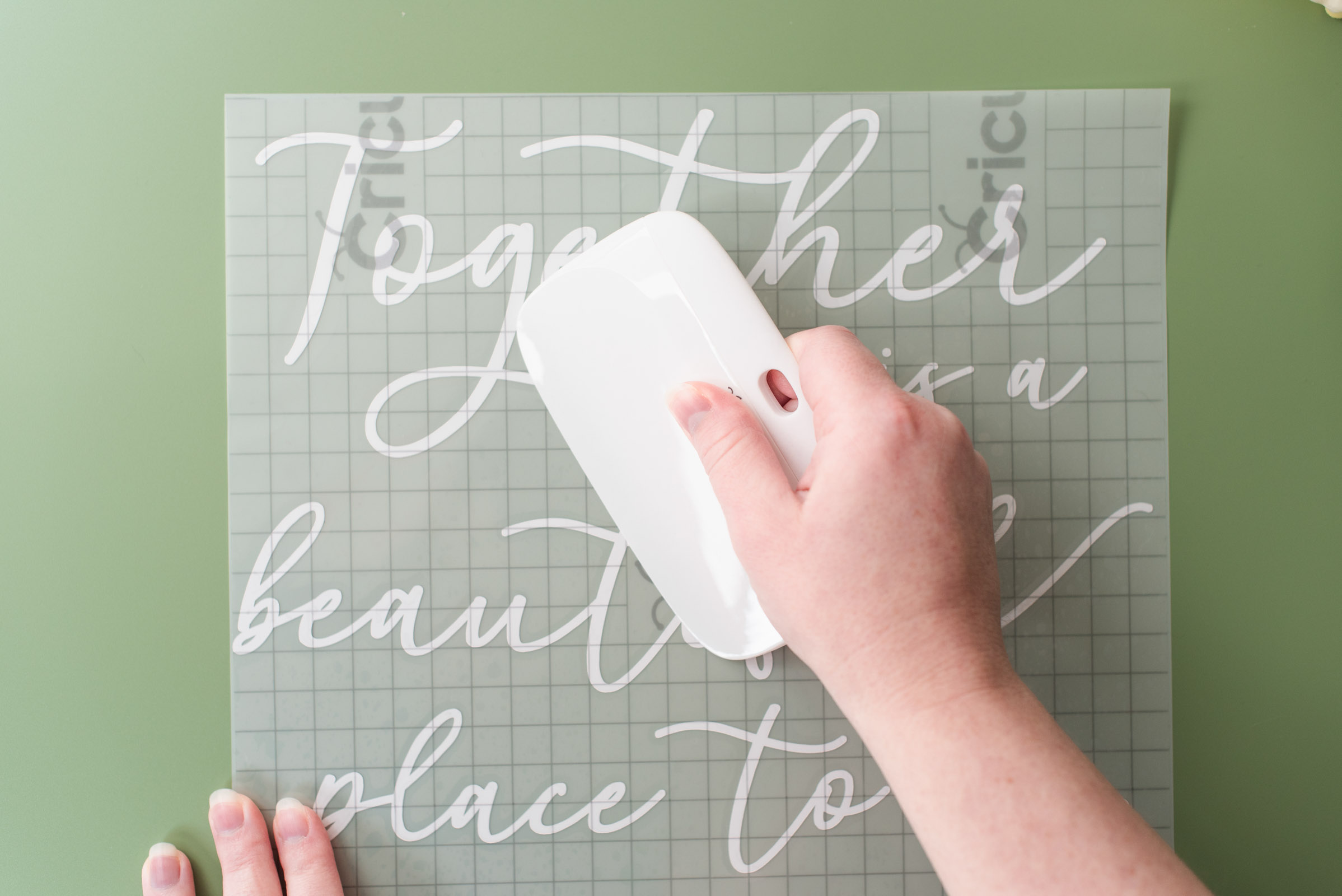 Learn how to personalize a thrifted mirror for your wedding signage
