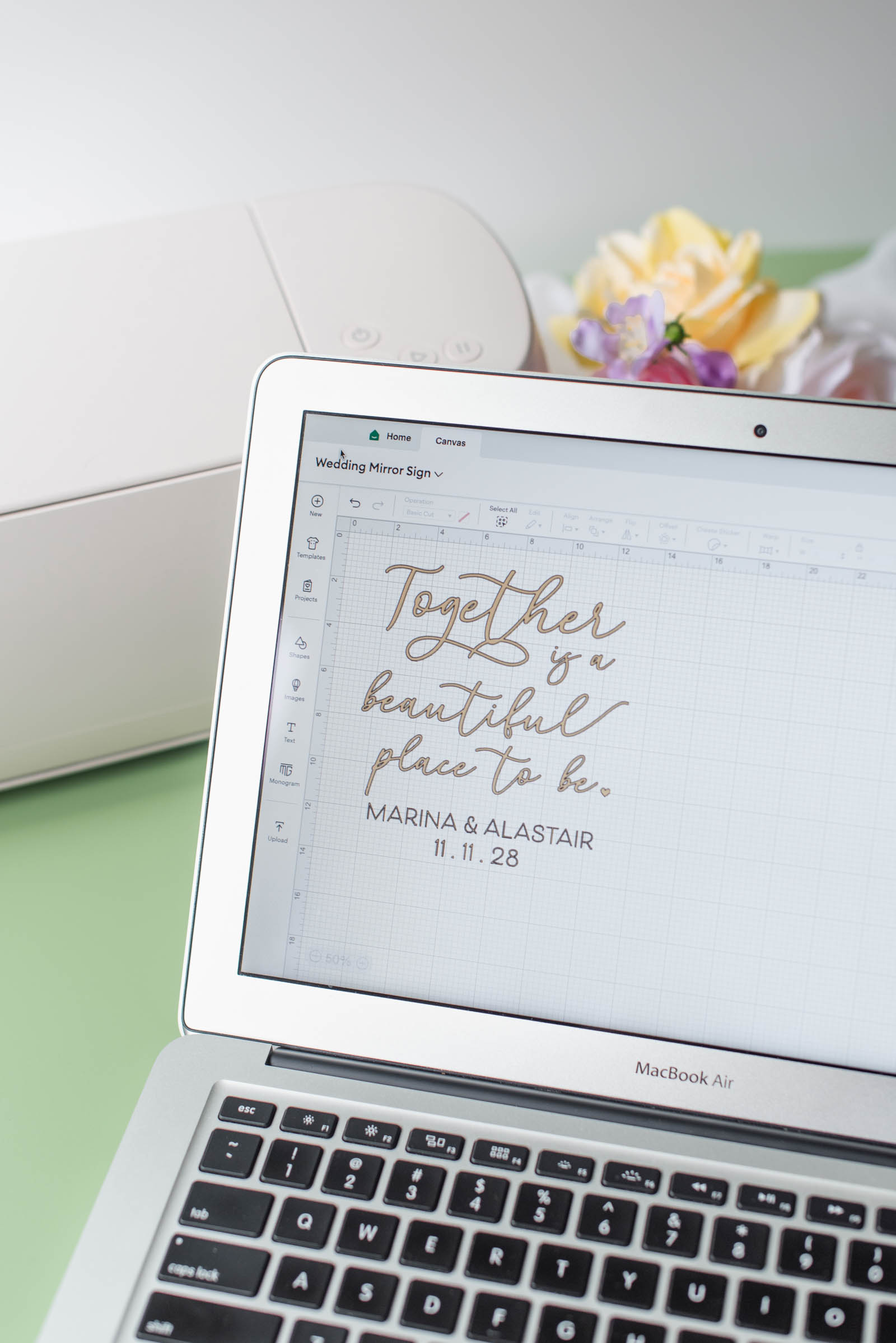 Ultimate guide on what to know about Cricut Design Space before you buy for your DIY wedding