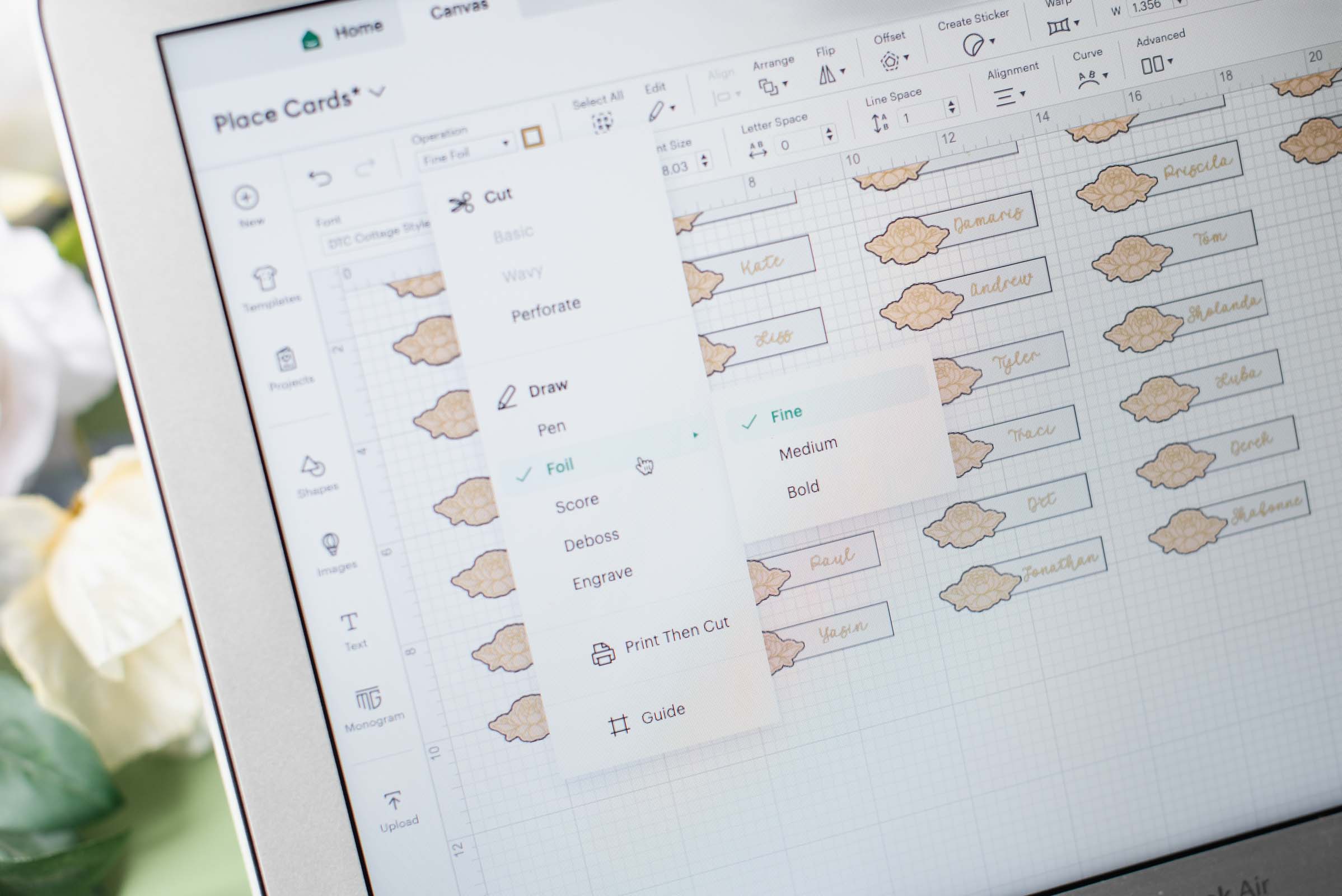 What to know about Cricut Design Space before you buy for your DIY wedding