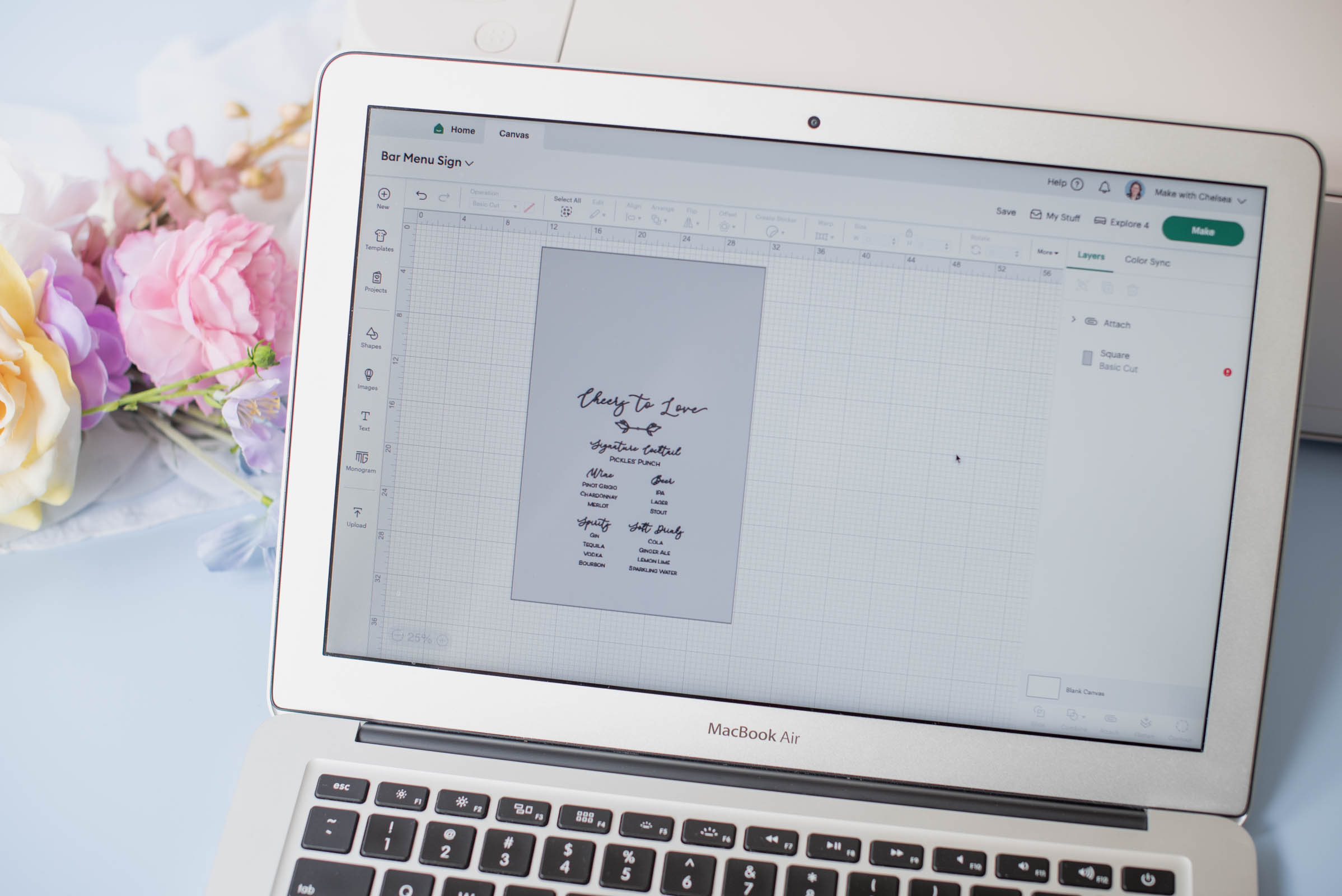 Top Cricut Design Space tips for wedding DIY beginners