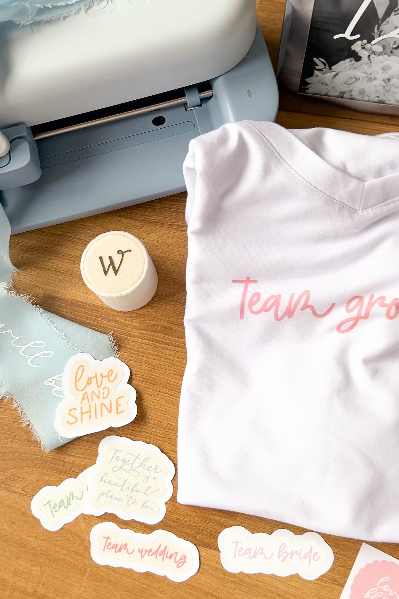 Everything that a Cricut Joy 2 can do for a wedding