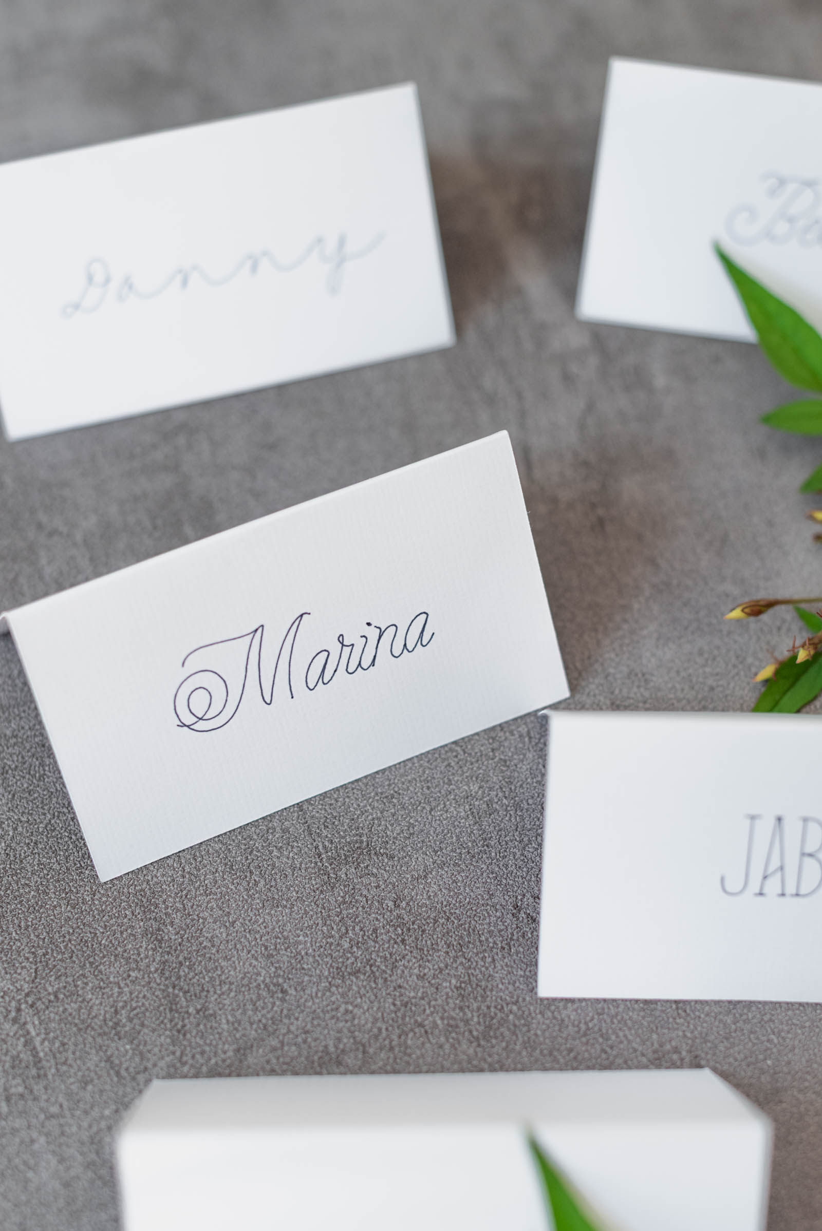 How to write your wedding place cards with your Cricut machine