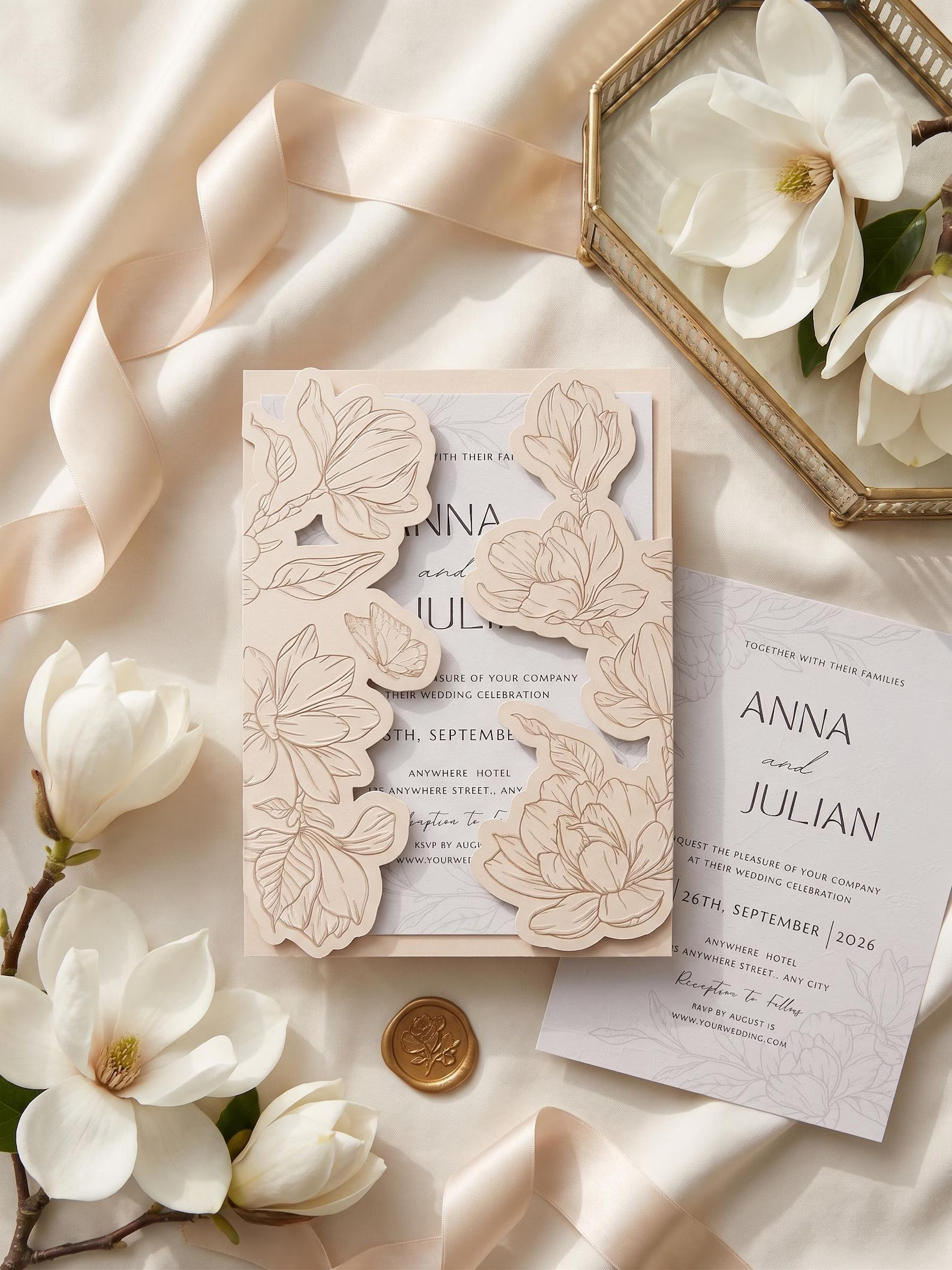 Cricut wedding invites