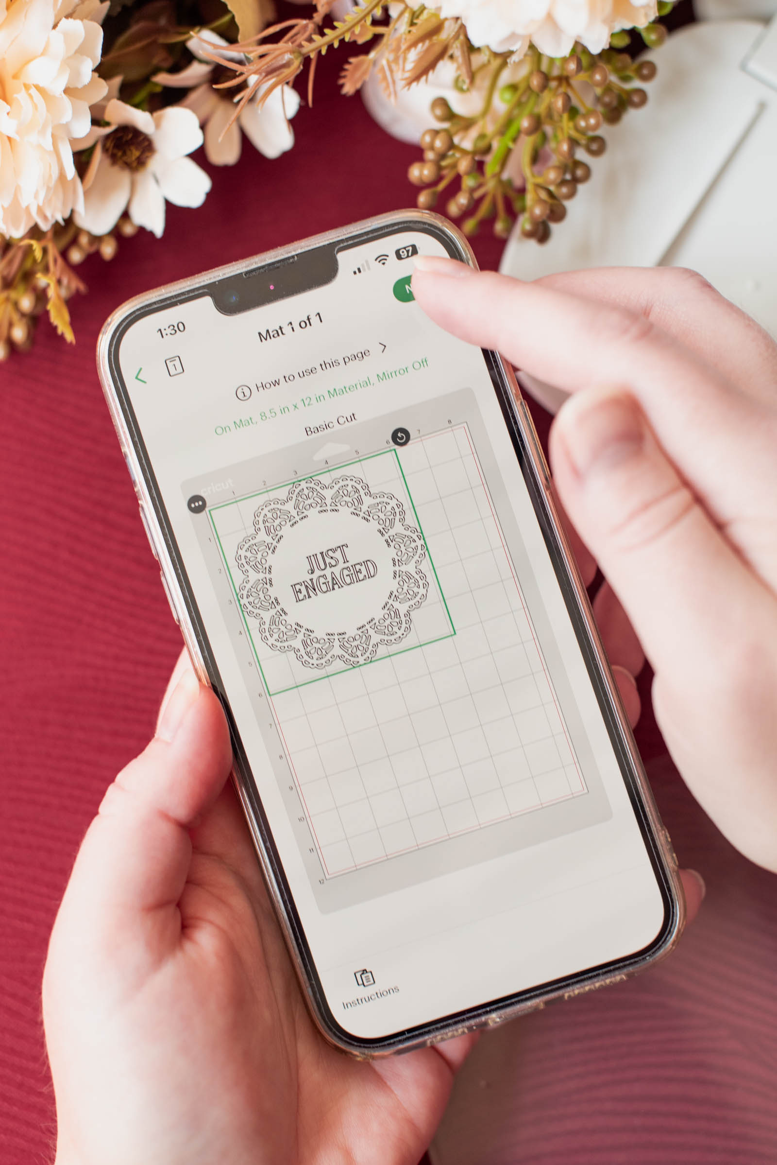 Everything you need to know about cutting acetate for a cake stencil with Cricut