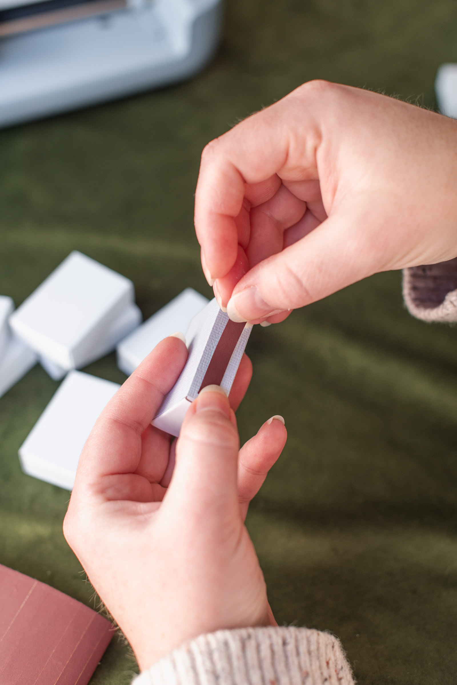 Match strike strips for DIY matchboxes