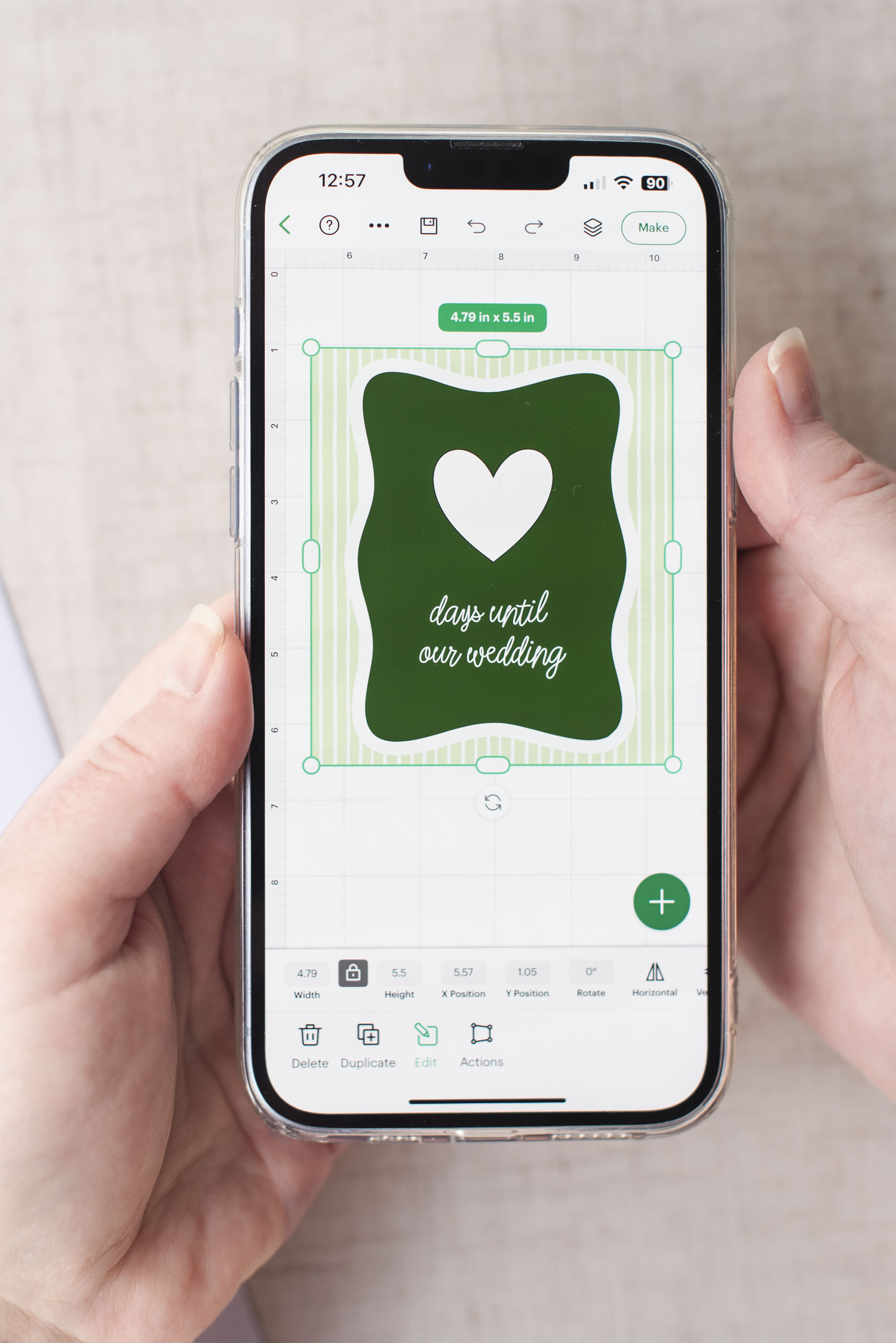 How to make a unique wedding countdown sign with magnet sheets