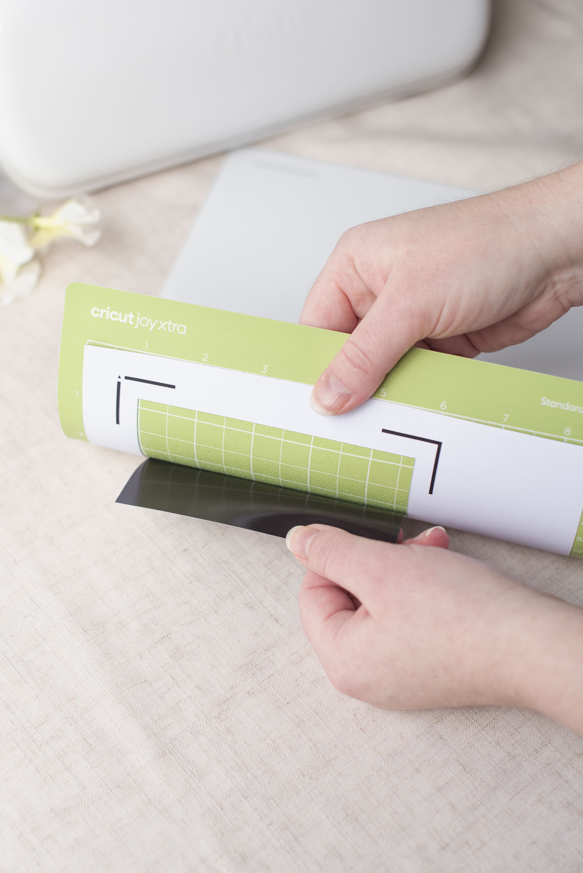 Cricut made printable magnet sheet into a wedding countdown