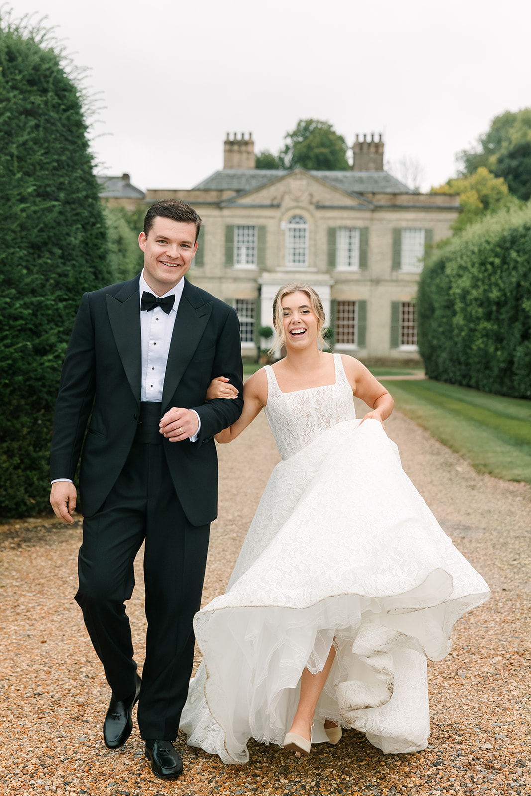 Destination wedding day at Findon Place in Sussex England