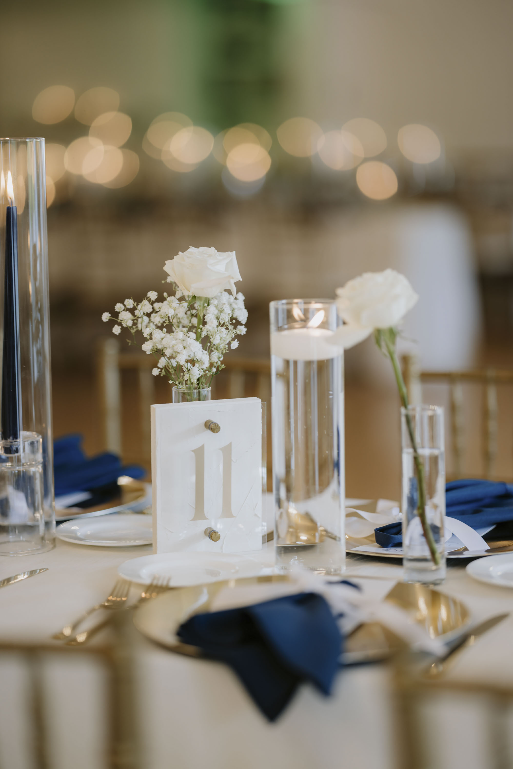 DIY Cricut wedding modern table number with acrylic and texture background