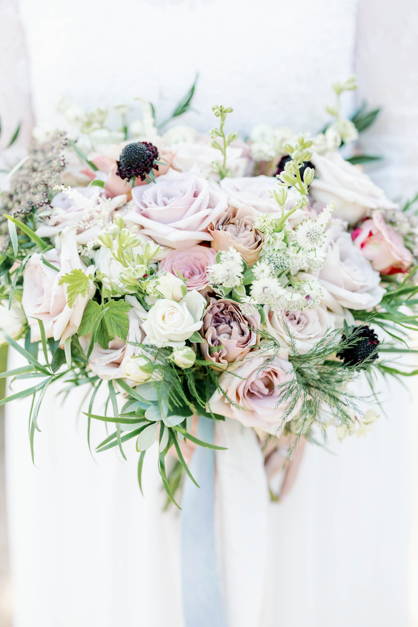 Rose pink garden wedding inspired bridal bouquet for West Sussex wedding