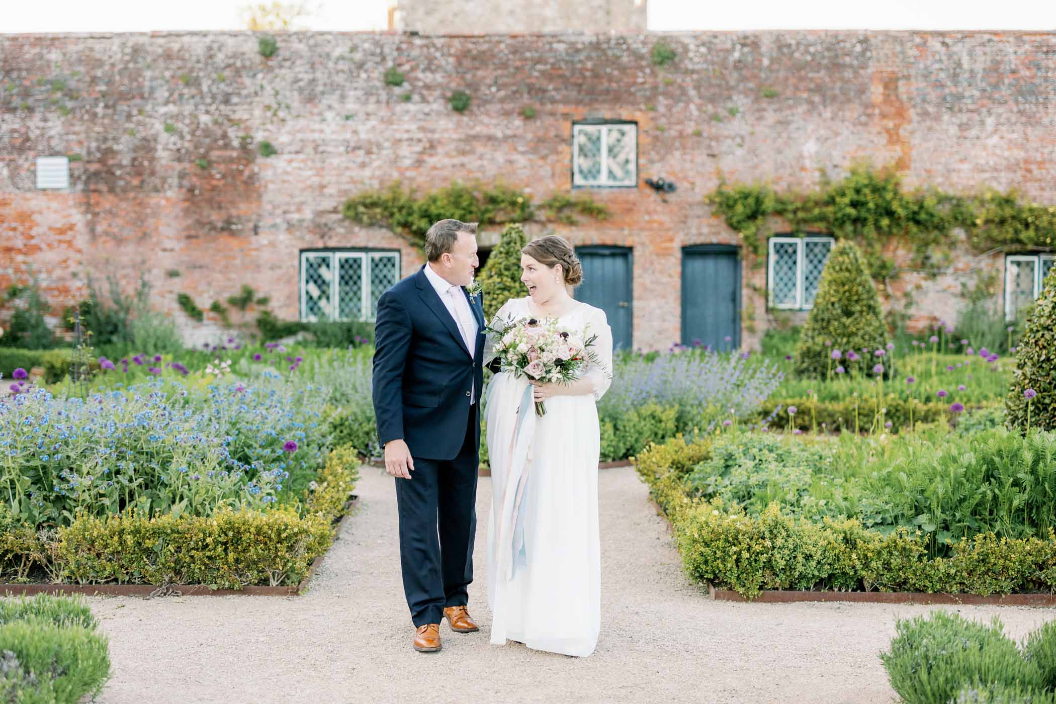 Bride and groom at Cowdray Estate wedding