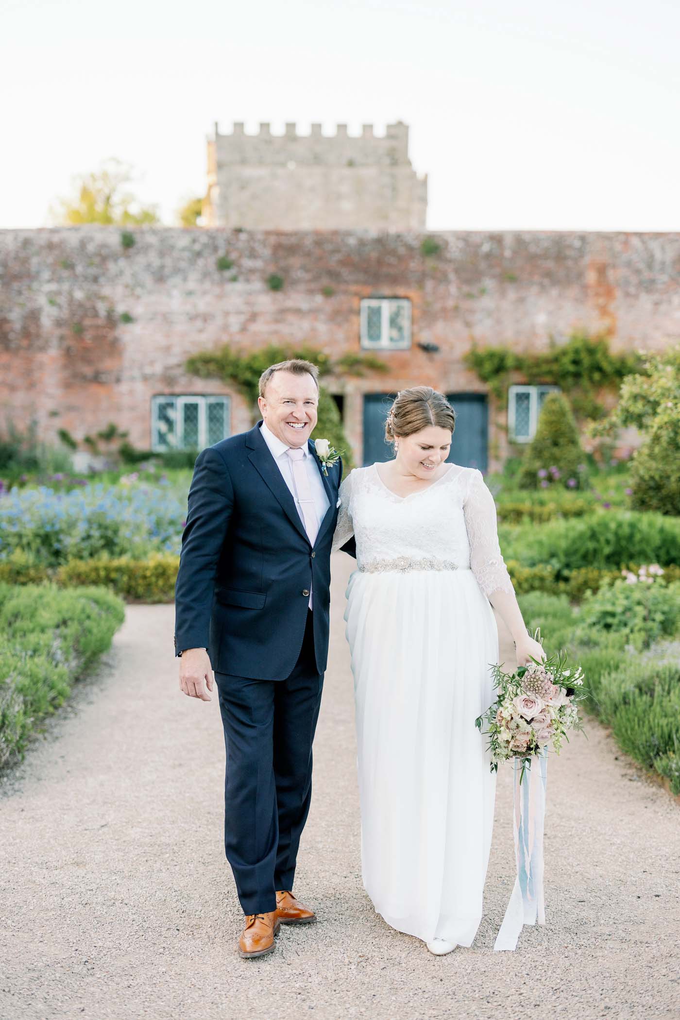 Bride and groom at Cowdray Estate wedding