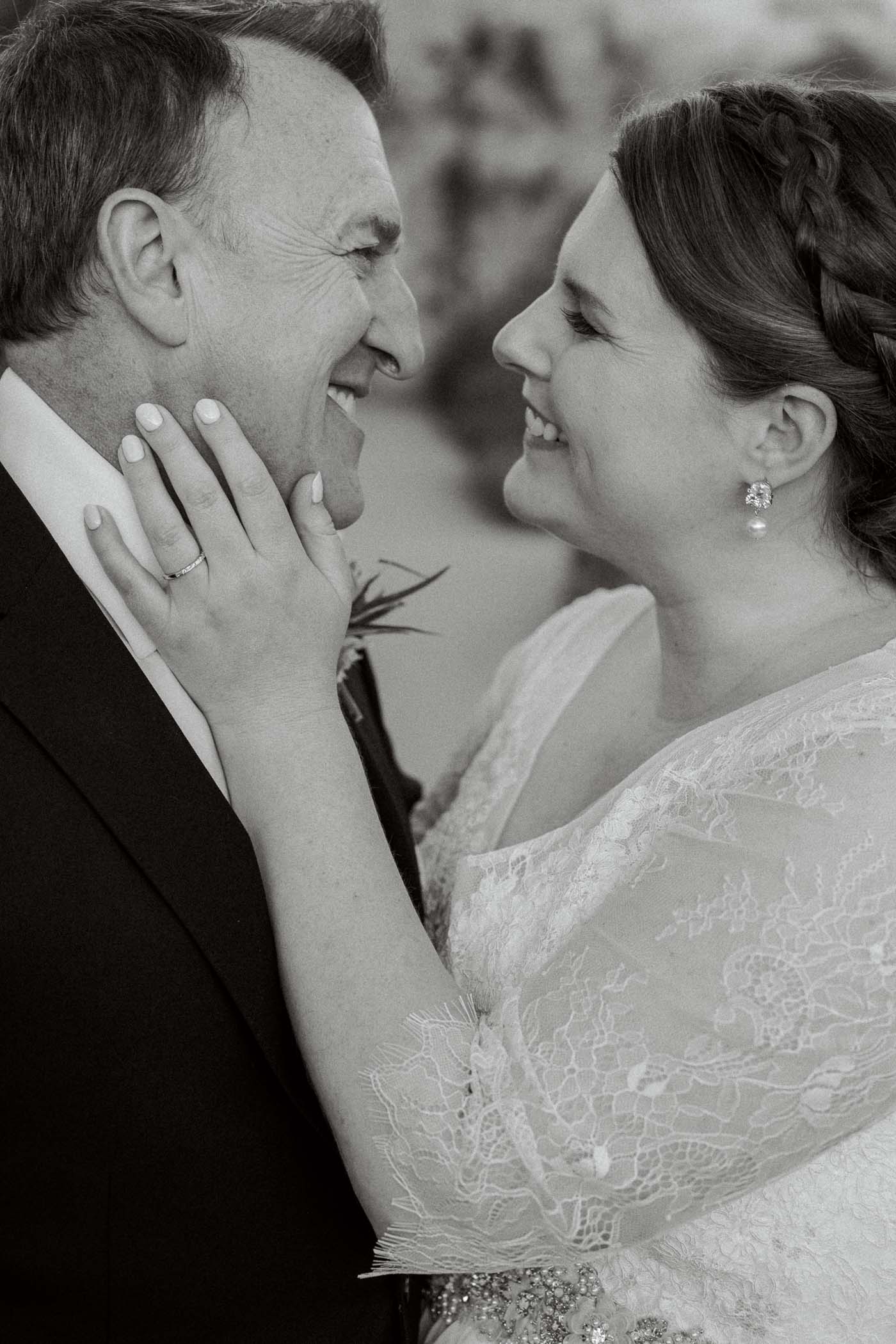 Bride and groom at Cowdray Estate wedding