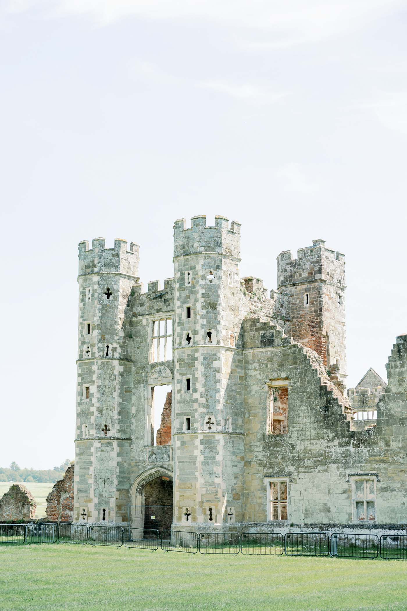 Cowdray Castle ruins in West Sussex