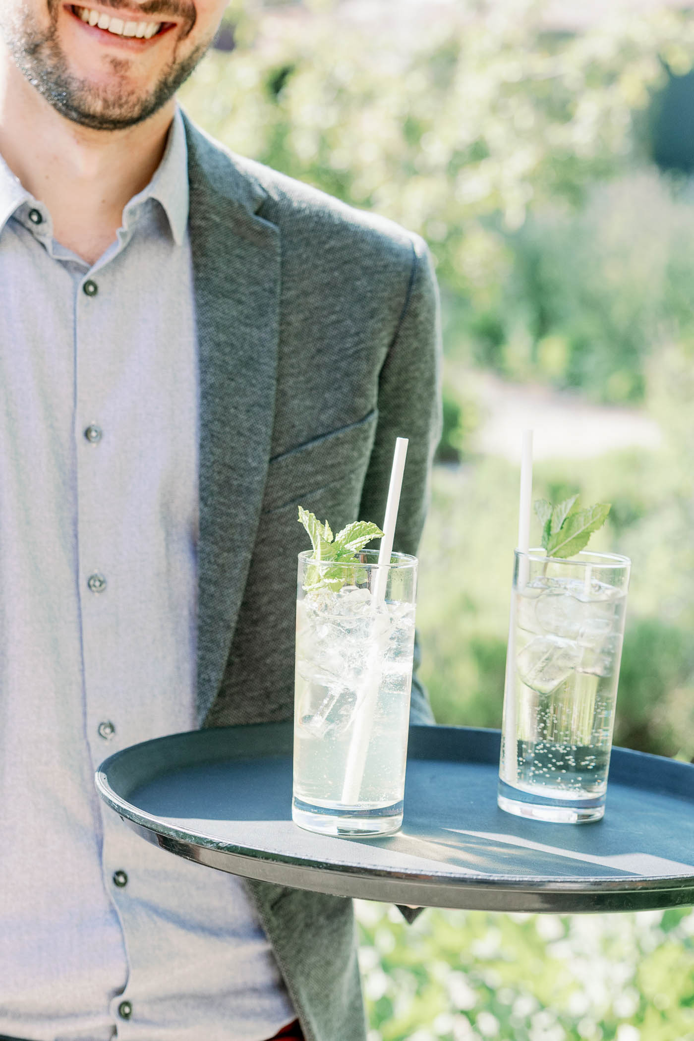 Signature cocktail for garden wedding