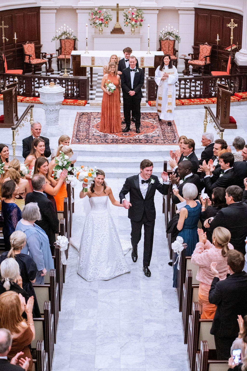 Episcopal church wedding ceremony in Richmond Virginia